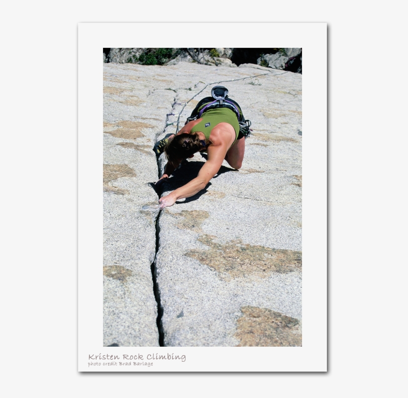 Kristen Ulmer Rock Climbing, transparent png download