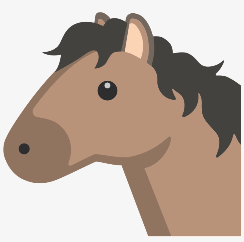 File - Emoji U1f434 - Svg - Caballo Emoji Android, transparent png download