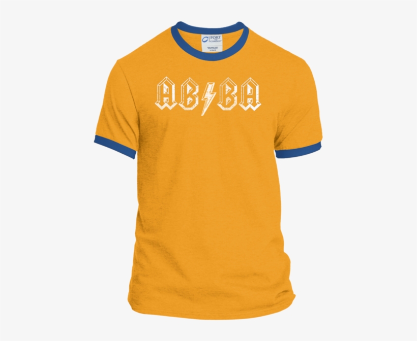 Abba Lightning Bolt Men's Ringer - Minnesota Row The Boat, transparent png download