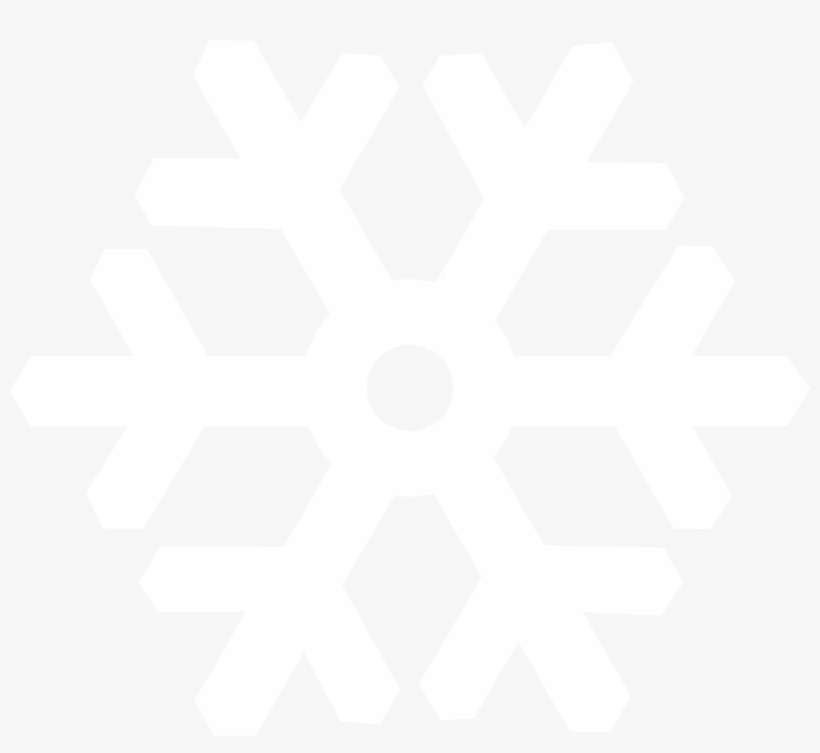Flat White Snowflake With Hollow Circular Center Png - Ps4 Logo White Transparent, transparent png download