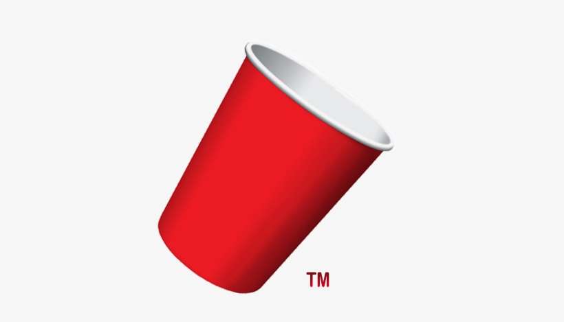 Red Plastic Cup - Ring, transparent png download