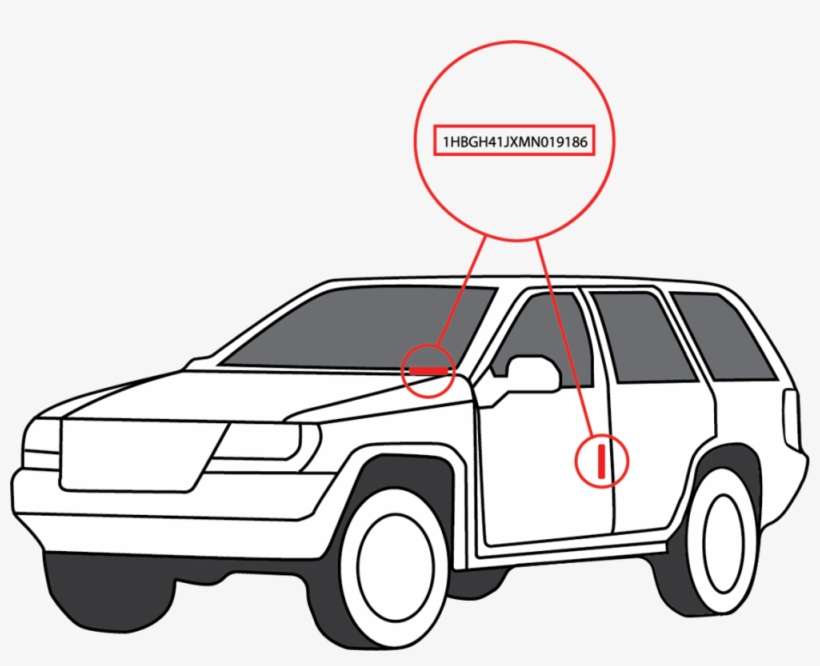 Jeep Vin Location - Jeep, transparent png download