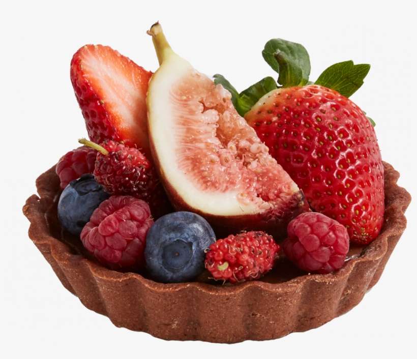 Dark Chocolate Berry Tart - Frutti Di Bosco, transparent png download