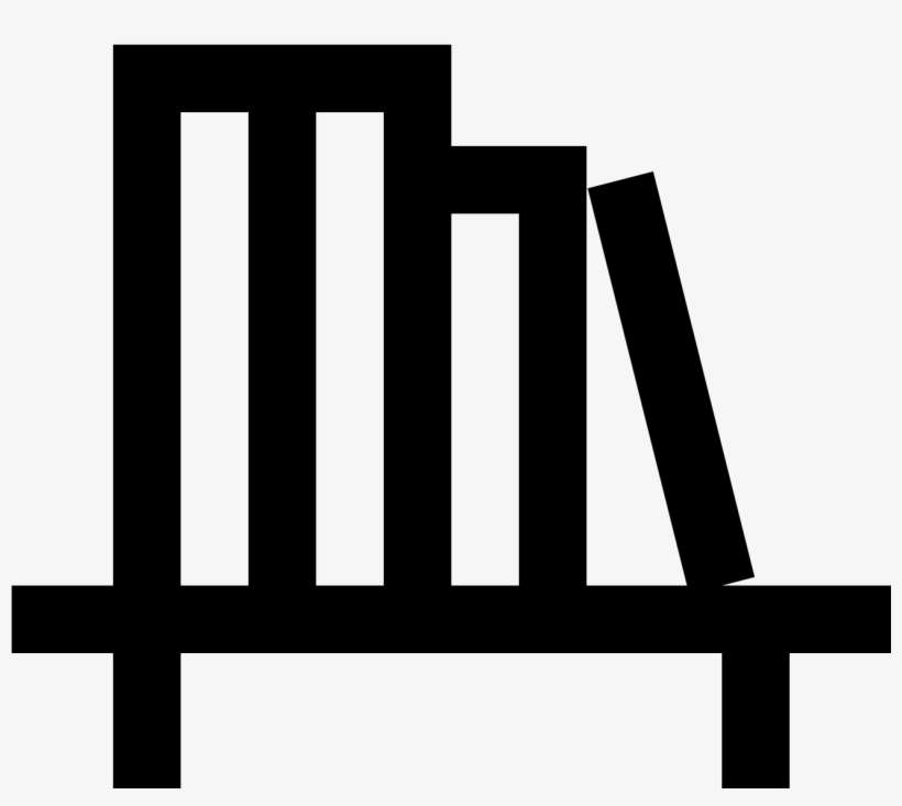 Book Shelf Icon - Book, transparent png download