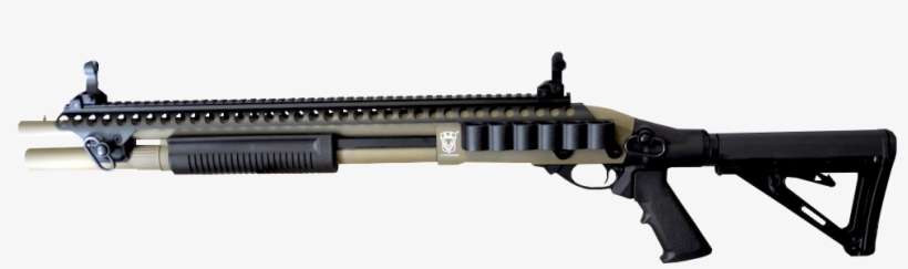 Escopeta Cartuchos Golden Eagle M870 Larga Tan Golden - Shotgun, transparent png download