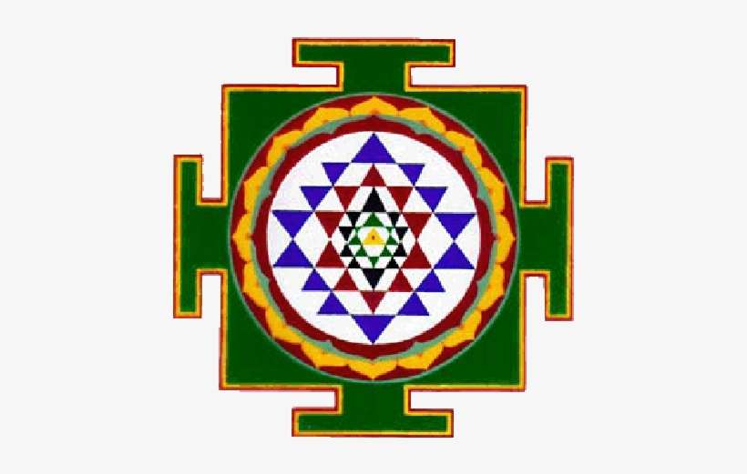 Sri Yantra - Sacred Geometry Sri Yantra, transparent png download