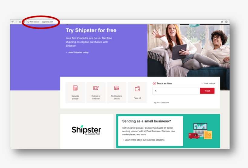 Landing Page That The Phishing Email Navigates Customers - Email, transparent png download