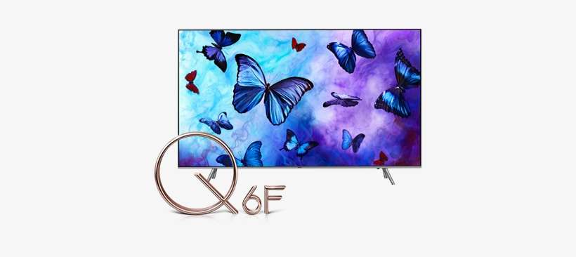An Image Of Samsung 2018 New Qled Tv Q6f - Qa55q6fna, transparent png download