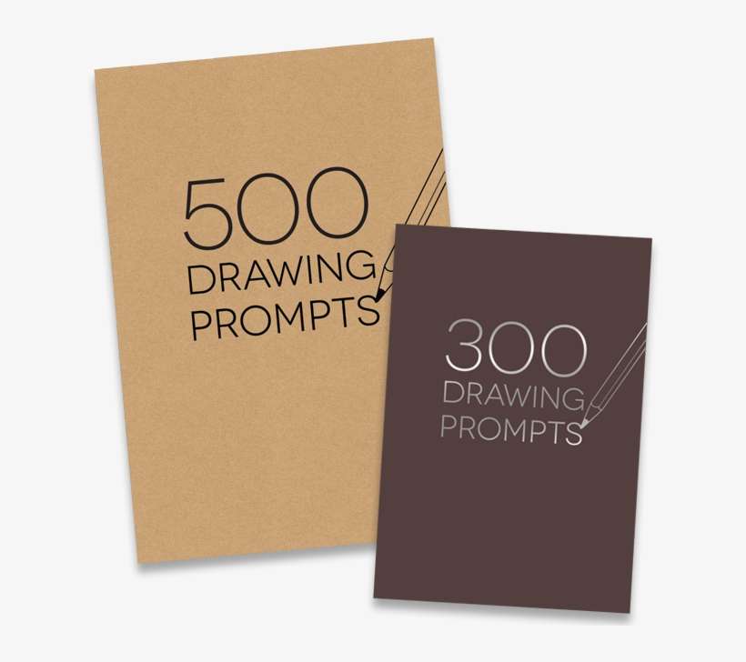 500 Drawing Prompts By American Book, transparent png download