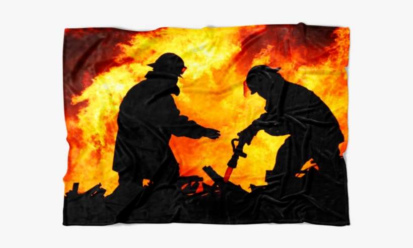 Putting Out The Fire Firefighter Blankets - Dryer Fires, transparent png download