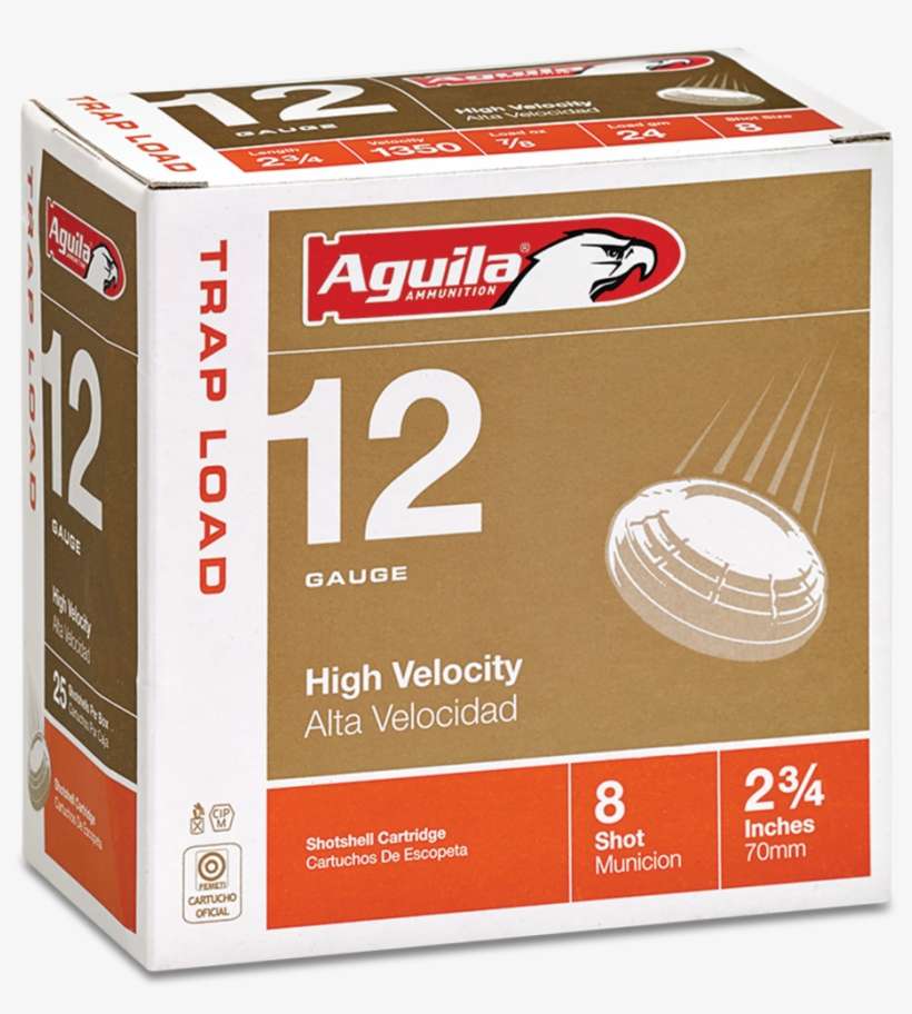 Aguila 1chb1252 Competition Trap 12 Gauge - Cartuchos Aguila Pichon Plus 1400, transparent png download