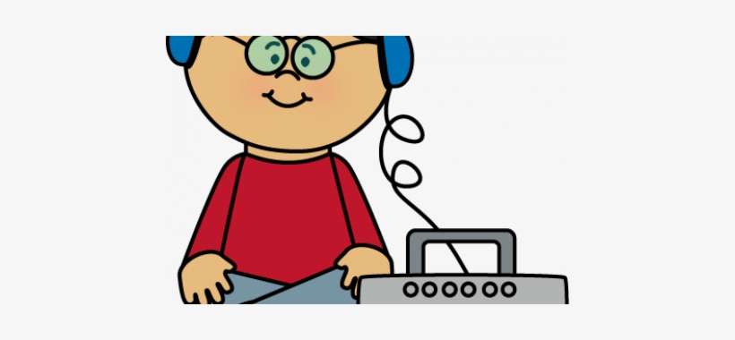 Listening To Headphones Clipart Clipartxtras - Listen To Music Clipart, transparent png download