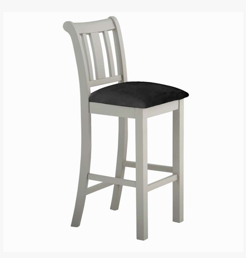 Padstow Grey Bar Stool - Bar Stool, transparent png download