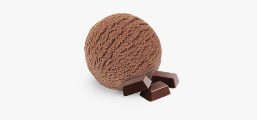 Classic Chocolate - Chocolate Ice Cream Scoop Png, transparent png download