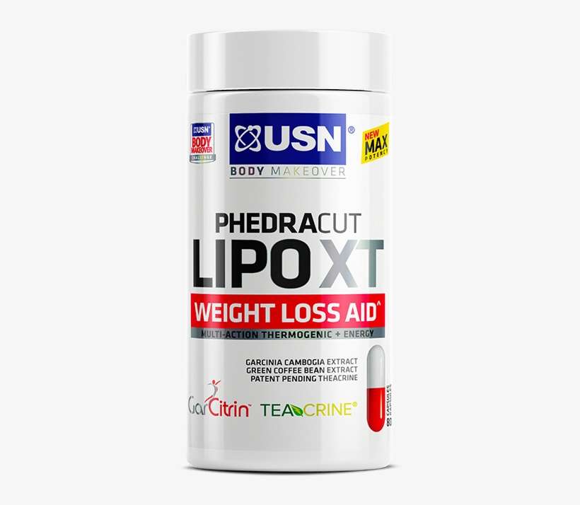 Usn Phedra Cut Lipo Xt Fat Burner Capsule 60 Caps PNG Image