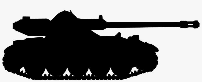 Military Tank Clipart Tools - Army Tank Silhouette Png, transparent png download