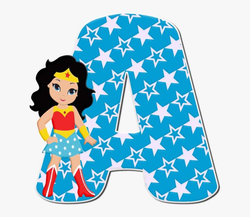 Alfabeto Mulher Maravilha Png - Big Sister/i'm Going, transparent png download