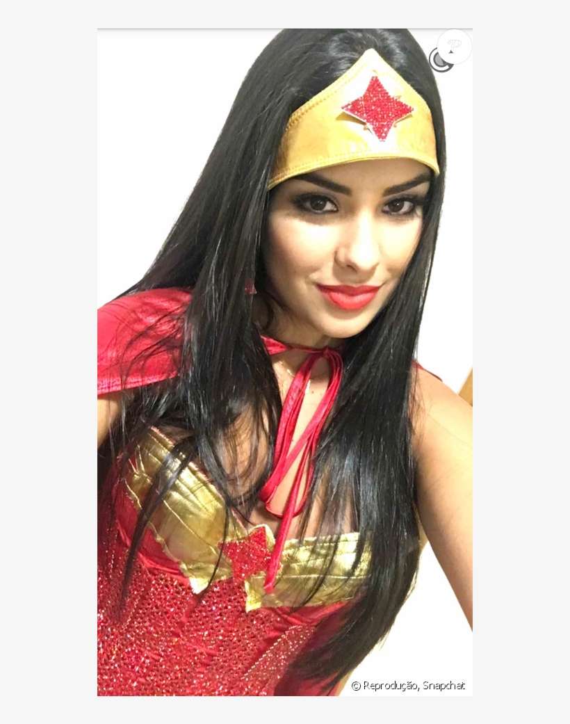 Munik, Vencedora Do 'bbb16', Se Fantasiou De Mulher-maravilha - Party, transparent png download