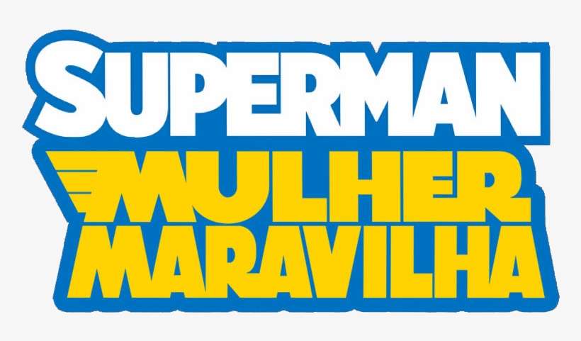 Superman & Mulher Maravilha - Logo Superman Love Wonder Women, transparent png download