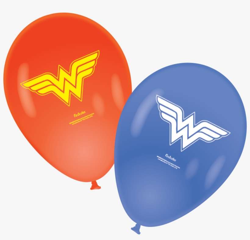 Bola N9 Festcolor 25un Mulher Maravilha - Mulher Maravilha, transparent png download