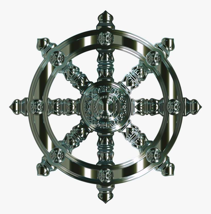 Dharmachakra Buddhism Buddhist Symbolism, transparent png download