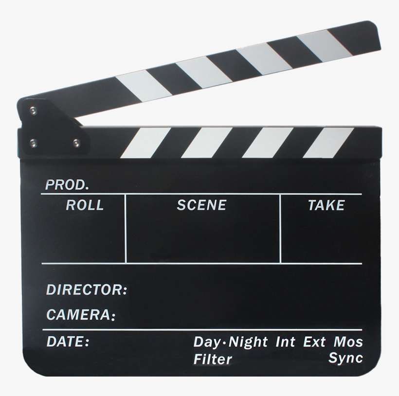 Director De Películas - Clapperboard, transparent png download