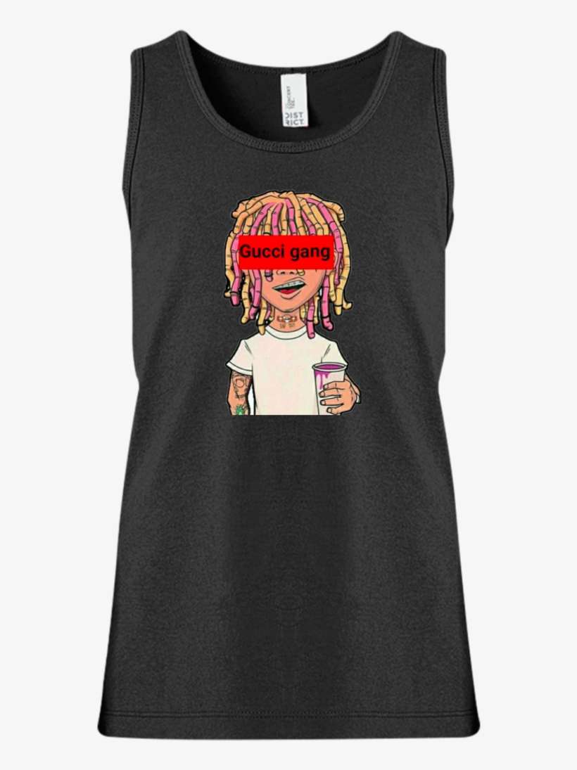Lil Pump Gucci Gang Girls' Tank Top T-shirts - Shirt, transparent png download