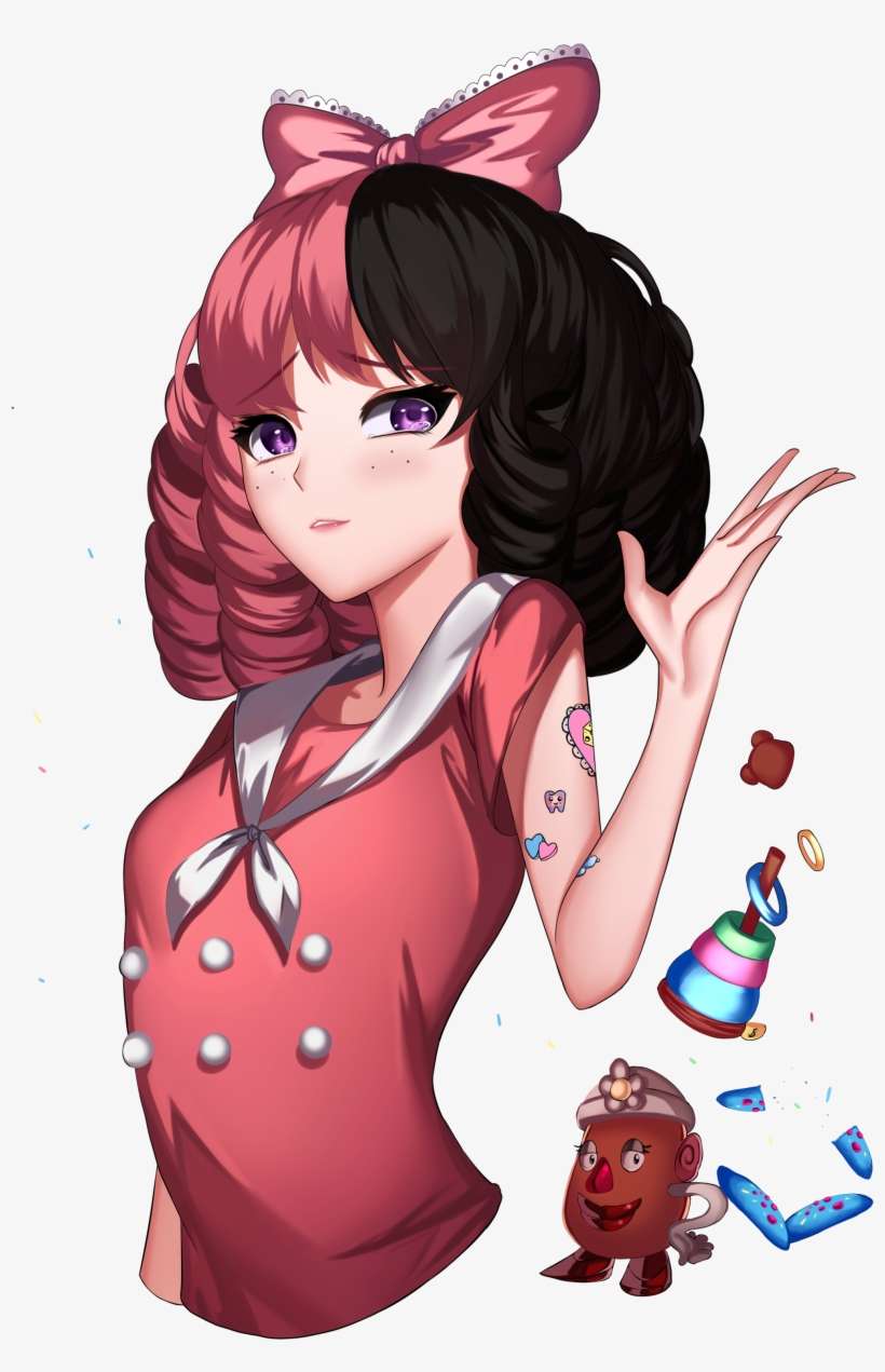 Bow Melanie Martinez Original Purple Eyes Transparent - Melanie Martinez, transparent png download