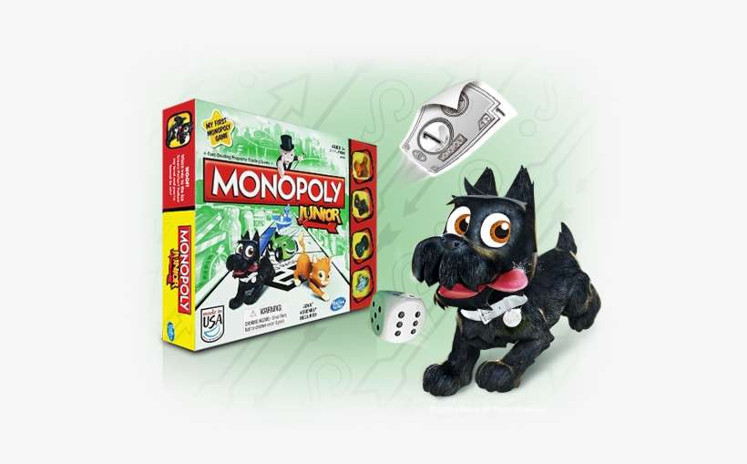 Hasbro Games Kids Monopoly Junior Game - Hasbro Games For Kids, transparent png download