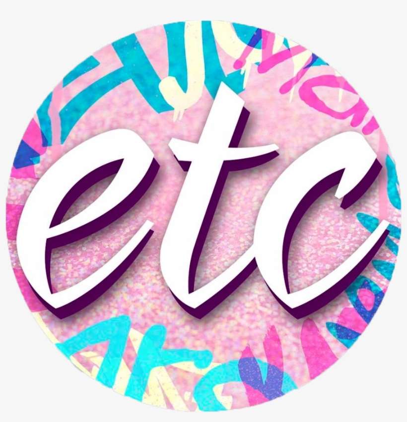 Etc Sparkle Pink Logo - Circle, transparent png download