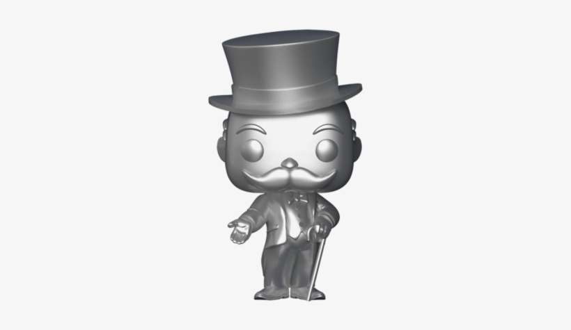 Funko Pop Board Games Silver Mr - Funko Pop Monopoly Silver, transparent png download