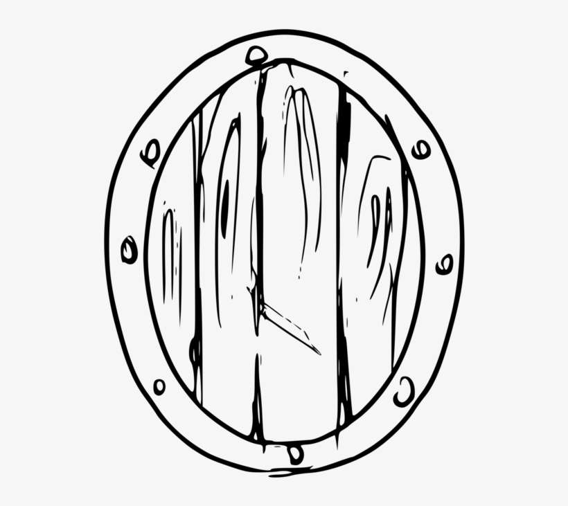 Shield Tattoo Clip Art Sword Drawing - Clip Art, transparent png download