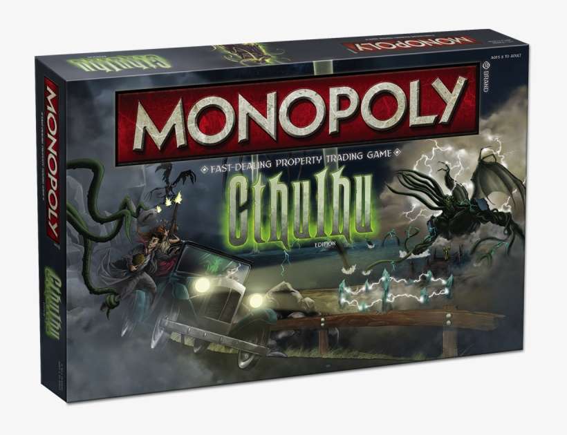 Behind The Scenes Of Monopoly Cthulhu And Yahtzee Cthulhu - Monopoly Cthulhu, transparent png download