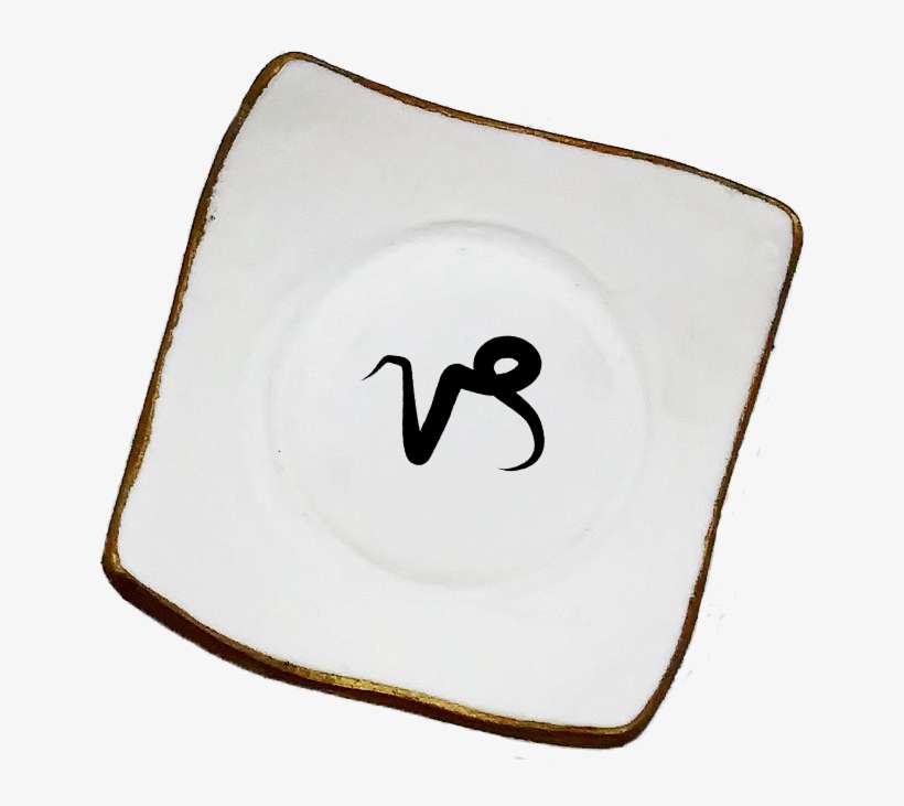 Capricorn Star Sign Trinket Tray Zodiac Symol - Metal, transparent png download