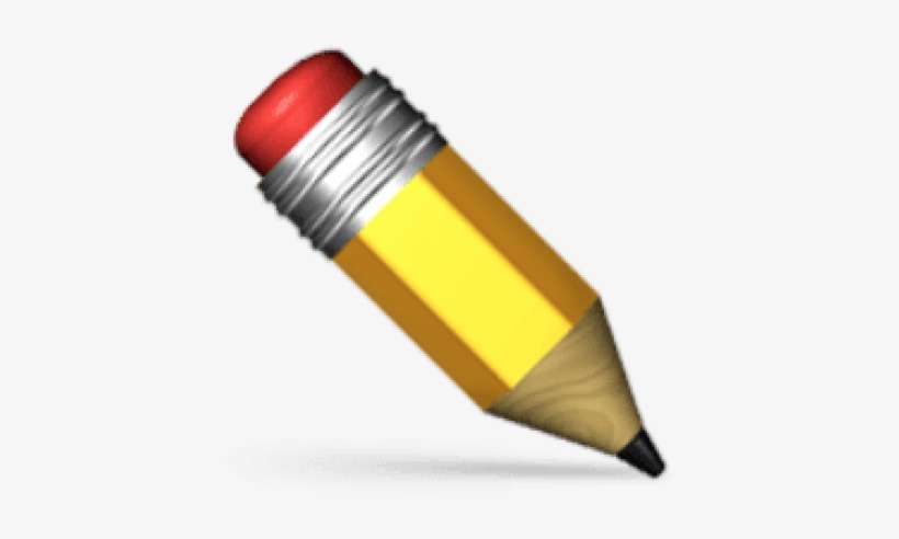 Free Png Ios Emoji Pencil Png Images Transparent - Pencil Ios Emoji Png, transparent png download