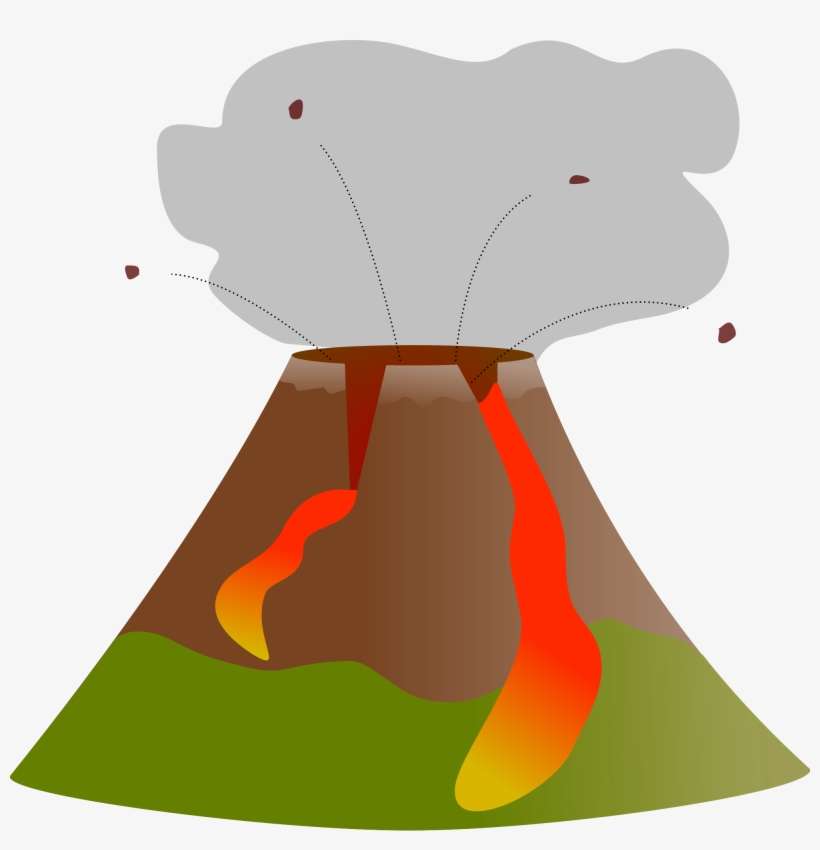 Open - Volcano Svg, transparent png download