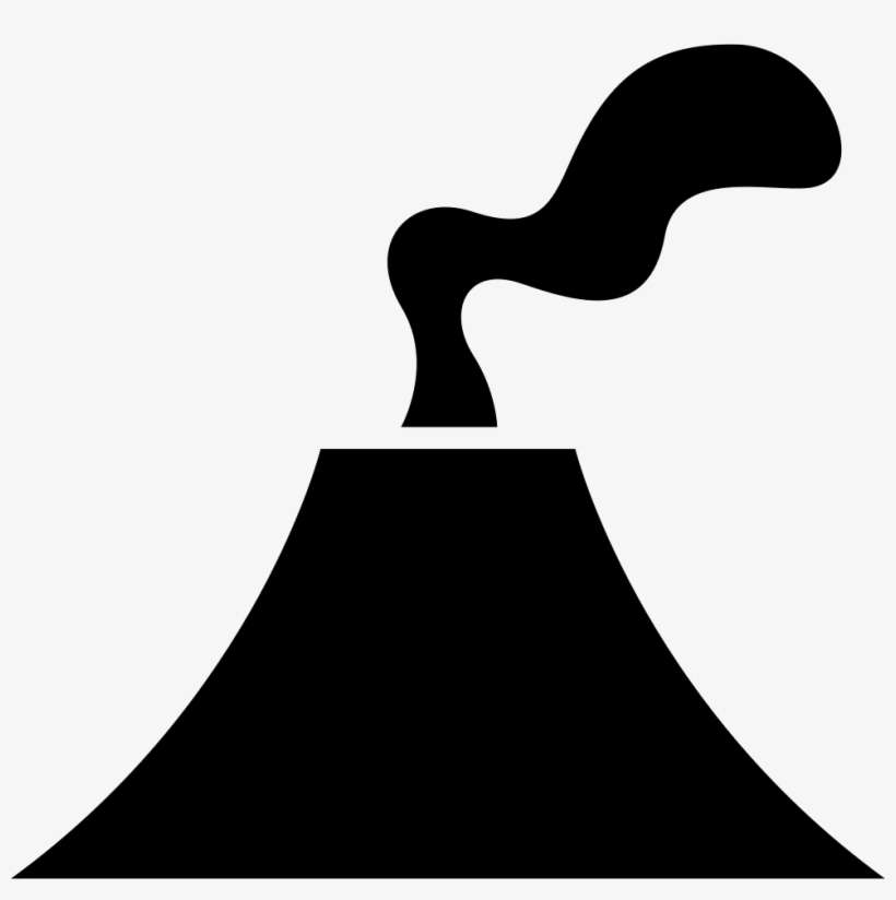 Erupting Volcano Comments - Volcano Icon, transparent png download