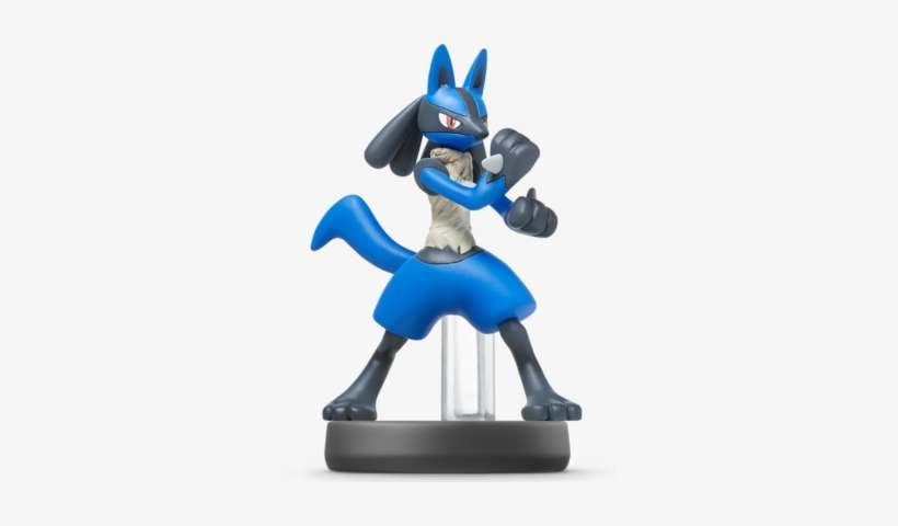 Lucario Amiibo Figure - Lucario Amiibo, transparent png download