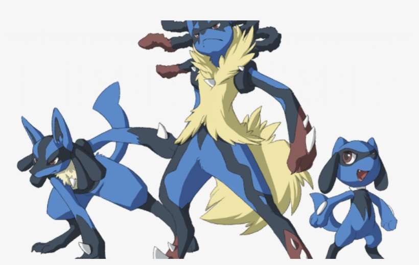 Riolu Lucario Mega Lucario, transparent png download