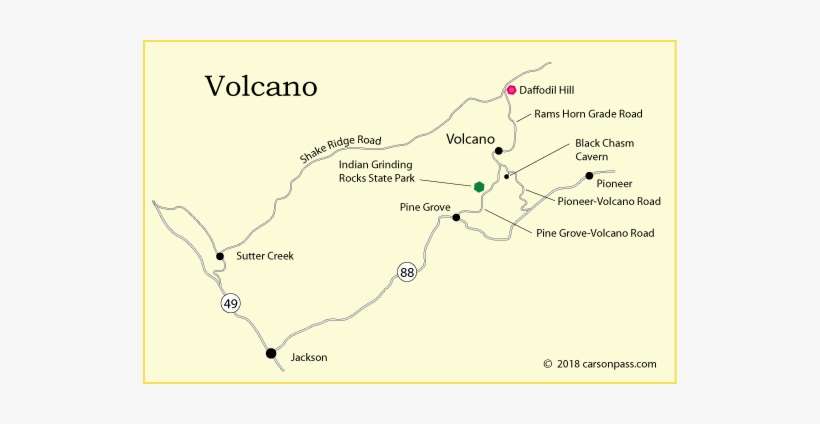 Daffodil Hill - Volcano In California 2018, transparent png download