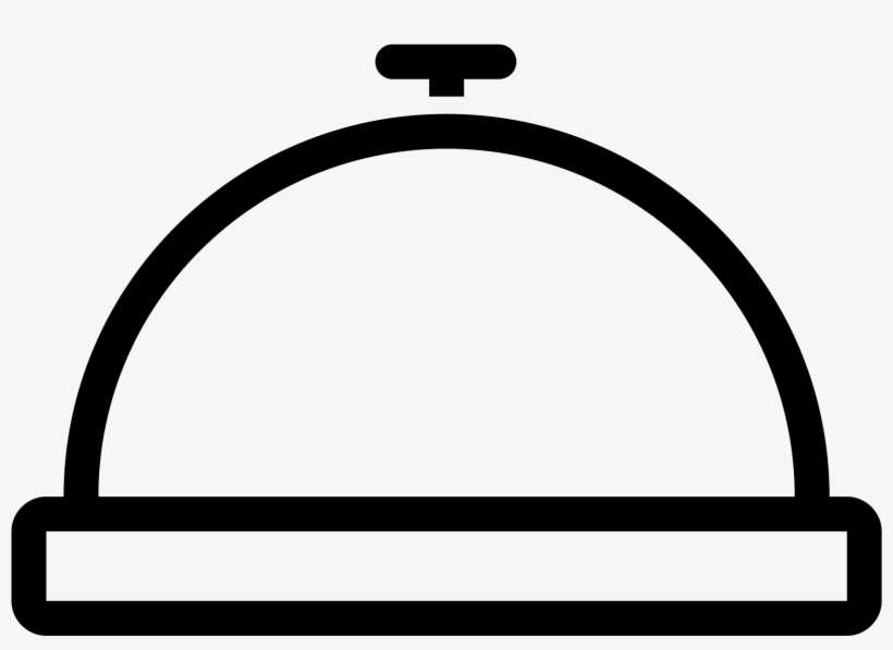 Service Bell Icon - Black And White Service Bell Clipart, transparent png download