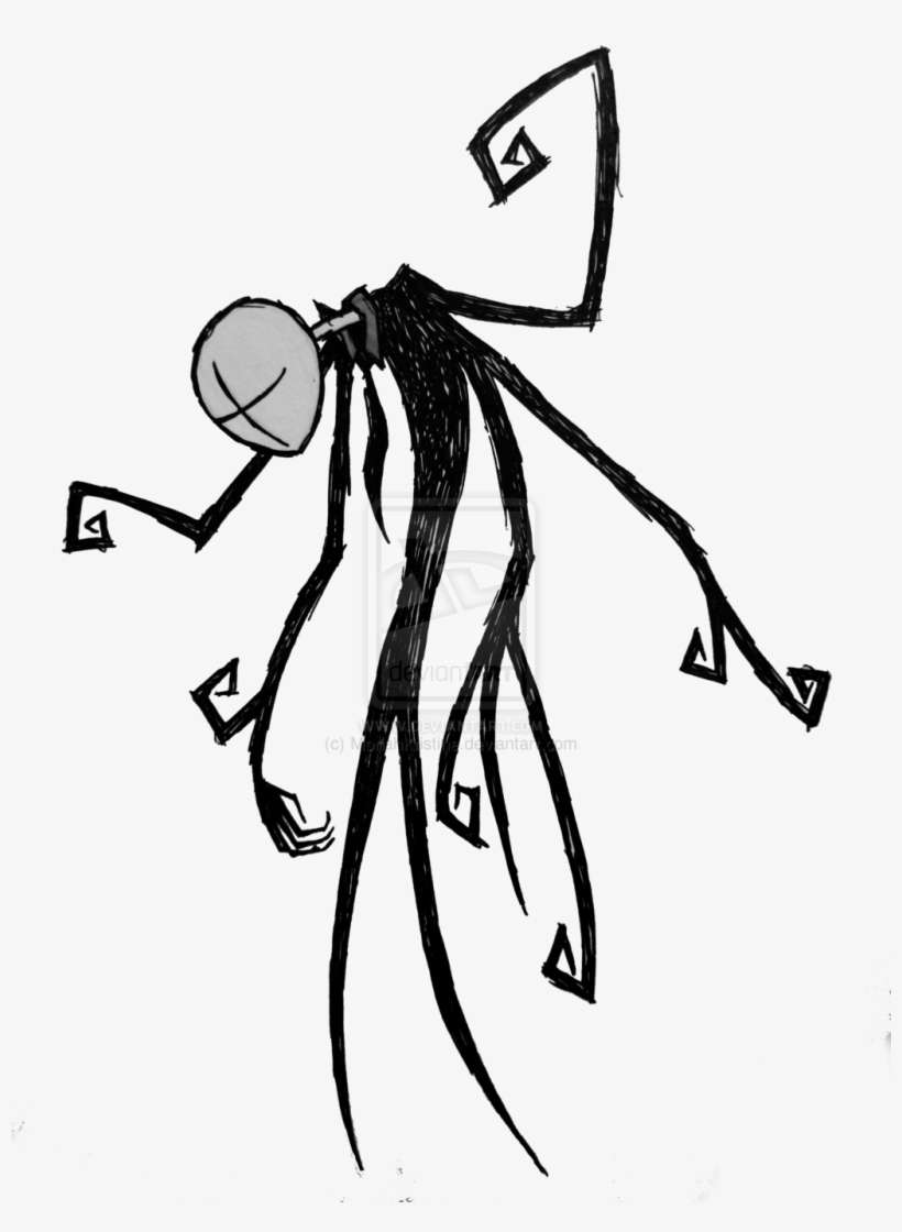 The Slender Man By ~moriahkristine - Slenderman Png, transparent png download