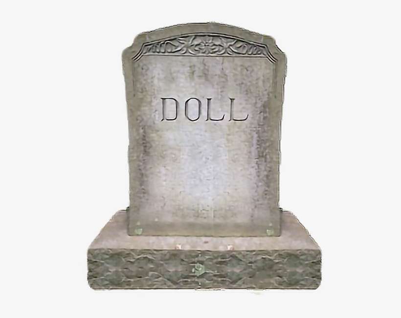 Doll Dollparts Rip Grave Gravestone - Doll Tombstone, transparent png download