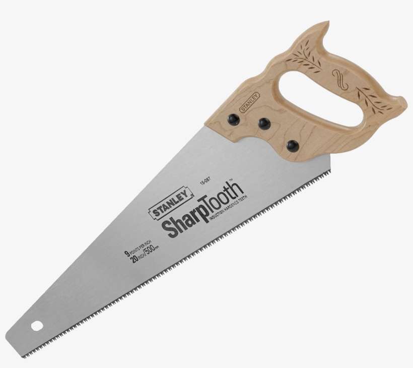 Stanley 15-087 Saw, Hand, 20, transparent png download