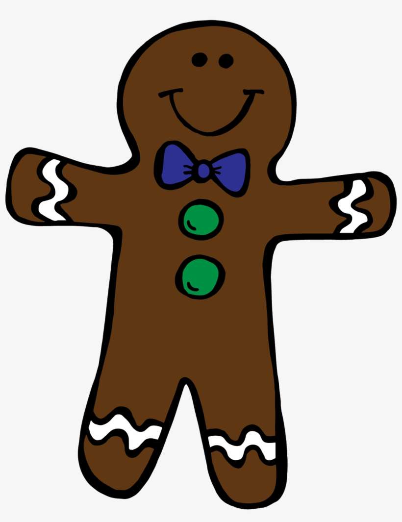 Gingerbread Man Clipart - Gingerbread Boy Clipart, transparent png download