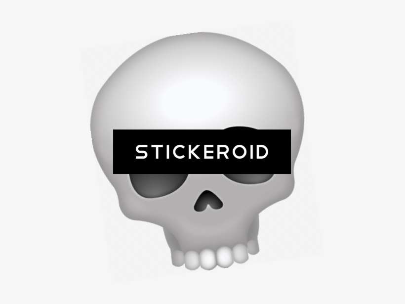 Skull Emoji - Skull, transparent png download