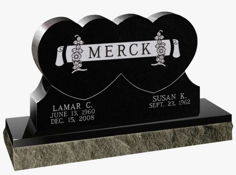 This Companion Cemetery Headstone Is Shown In Premium - Monument, transparent png download