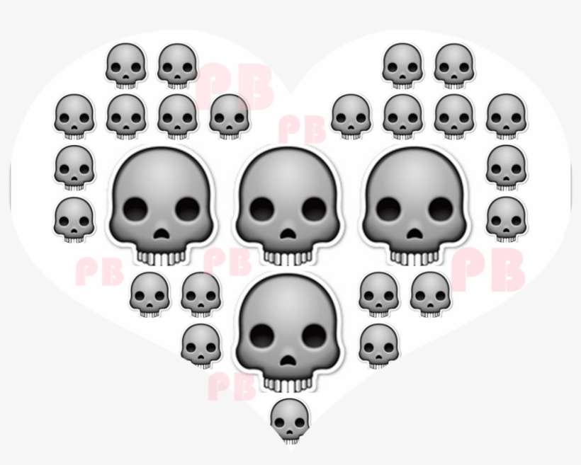 Halloween Funny Gift Skull Shape Pillow Emoji Decorations - Skull Clario Pendant Necklace, transparent png download