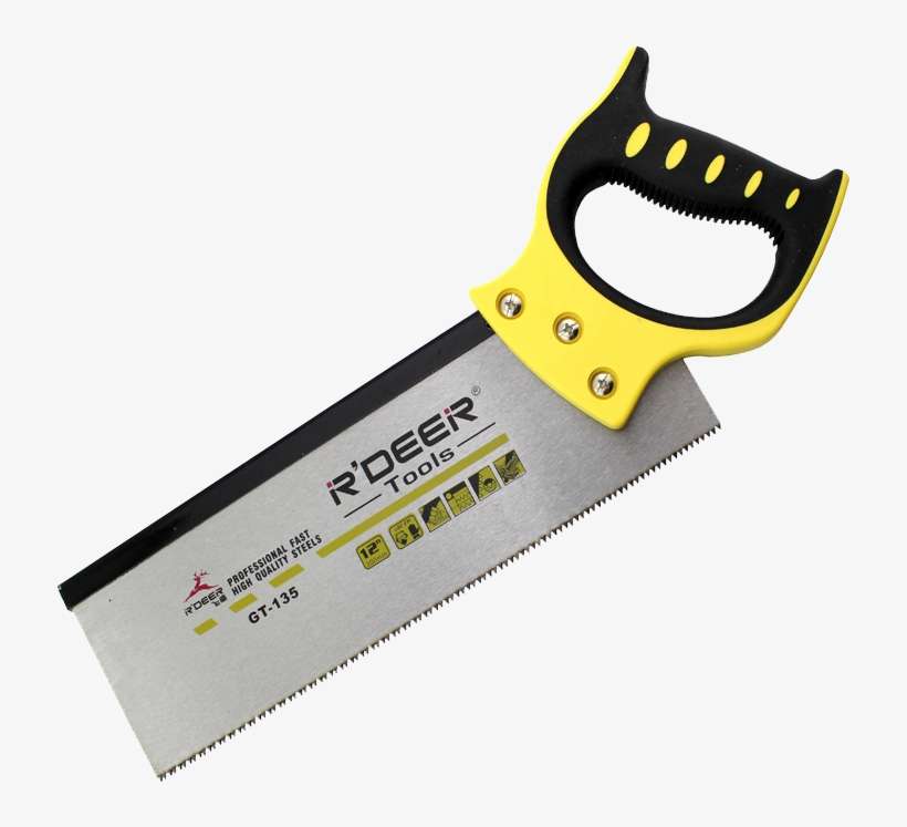 Hong Kong Flying Deer 12 Inch Comfortable Handle Clip - Hand Saw, transparent png download