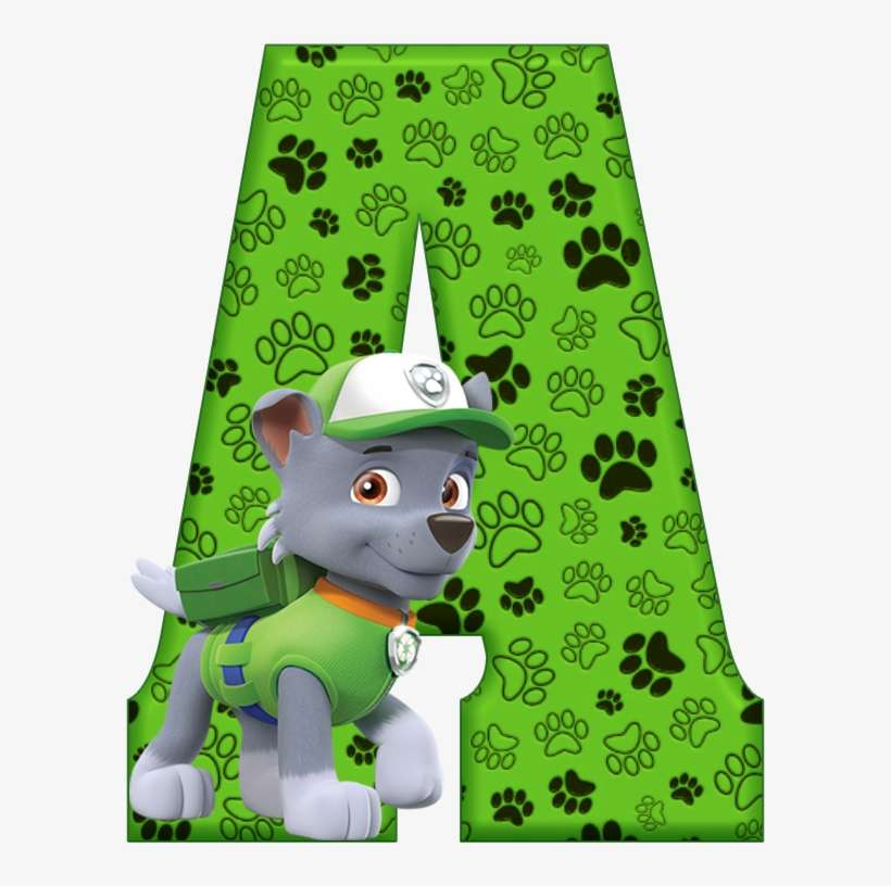 A De Alfabeto Decorativo Pinterest Ade - Alfabeto Decorativo Patrulha Canina, transparent png download